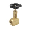 Needle valve Type: 719 Brass Angle Pattern Hand wheel Internal thread (BSPP)